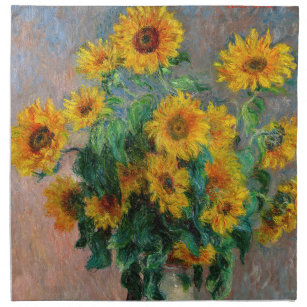 Claude Monet - Bouquet of Sunflowers Napkin