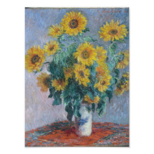 Claude Monet - Bouquet Of Sunflowers, Photo Print