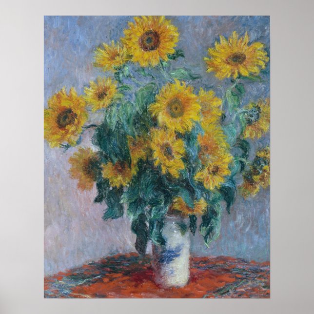 Claude Monet - Bouquet Of Sunflowers, Poster (Front)