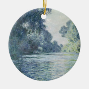Claude Monet   Branch of the Seine near Giverny Ceramic Ornament
