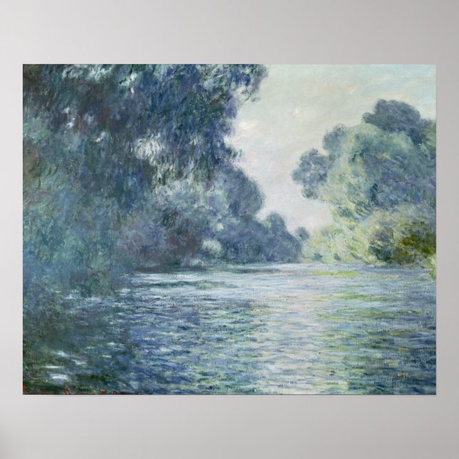 Claude Monet | Branch of the Seine near Giverny Poster (Front)