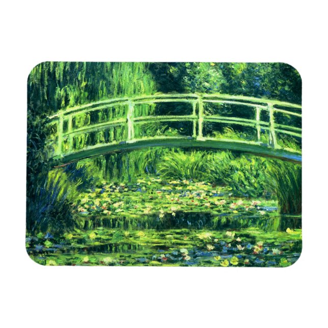 Claude Monet: Bridge Over a Pond of Water Lilies Magnet (Horizontal)