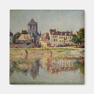 Claude Monet By the River at Vernon, 1883 Magnet