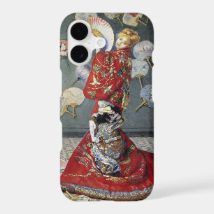 Claude Monet Camille in Red Japanese Kimono Art