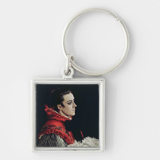 Claude Monet | Camille Monet Key Ring (Front)
