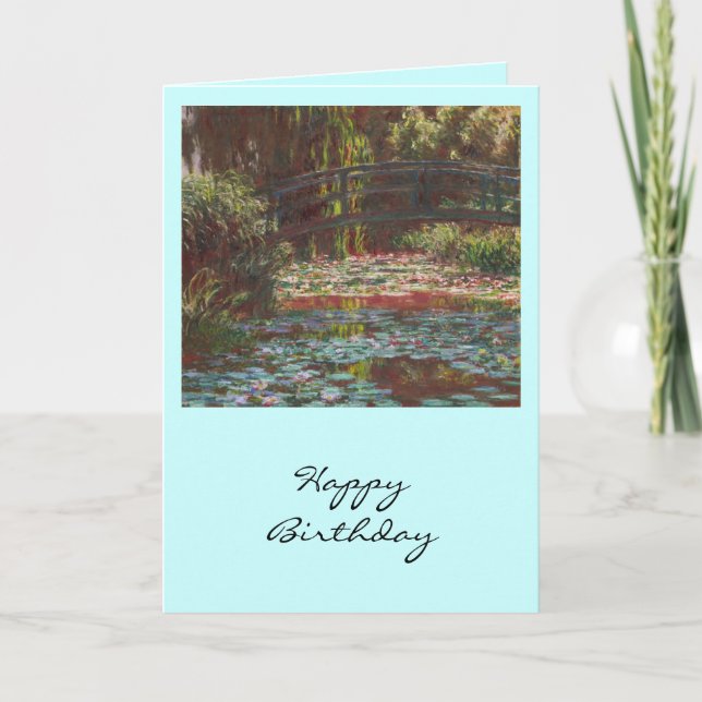 Claude Monet Card (Front)