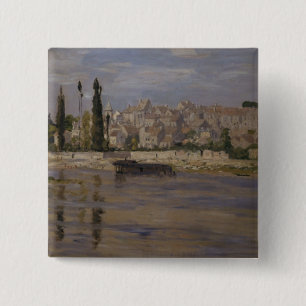 Claude Monet Carrieres-Saint-Denis, 1872 15 Cm Square Badge