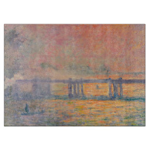 Claude Monet Charing Cross Bridge Cutting Board