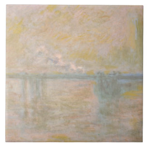 Claude Monet - Charing-Cross Bridge in London Tile