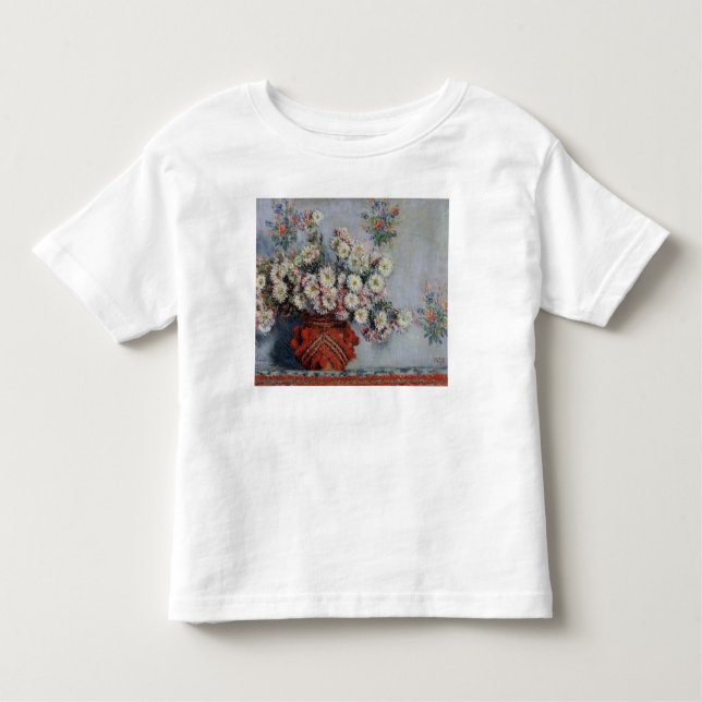 Claude Monet | Chrysanthemums, 1878 Toddler T-Shirt (Front)