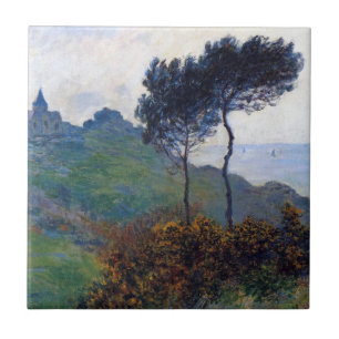 Claude Monet Church at Varengeville Tile