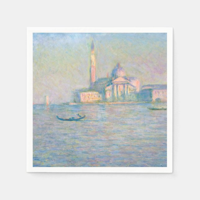 Claude Monet - Church of San Giorgio Maggiore Napkin (Front)