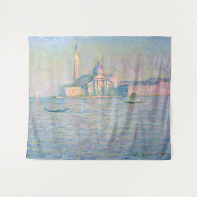 Claude Monet - Church of San Giorgio Maggiore Tapestry (Front (Horizontal))