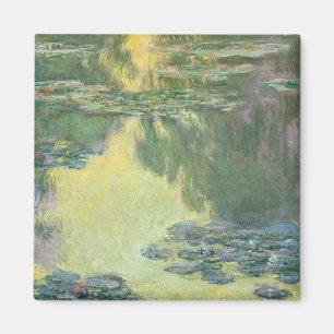 Claude Monet Classic Painting, Waterlilies (1907) Magnet