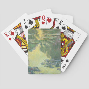 Claude Monet Classic Painting, Waterlilies (1907) Playing Cards