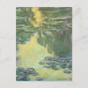 Claude Monet Classic Painting, Waterlilies (1907) Postcard