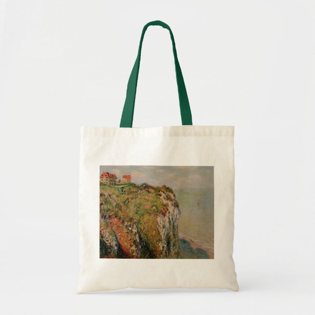Claude Monet | Cliff at Dieppe, 1882 Tote Bag (Front)