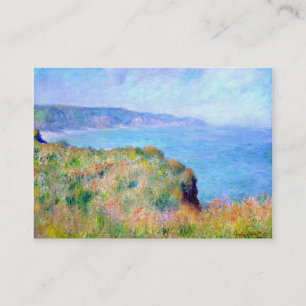Claude Monet: Cliff Near Pourville Business Card