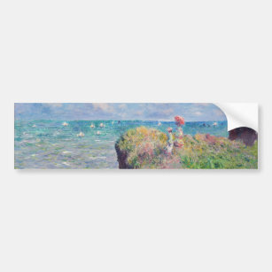 Claude Monet - Cliff Walk at Pourville Bumper Sticker