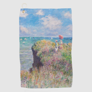 Claude Monet - Cliff Walk at Pourville Golf Towel