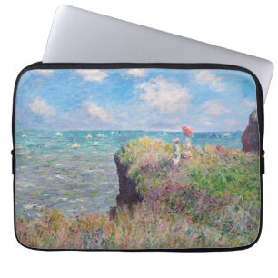 Claude Monet - Cliff Walk at Pourville Laptop Sleeve