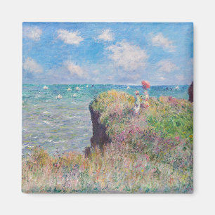 Claude Monet - Cliff Walk at Pourville Magnet