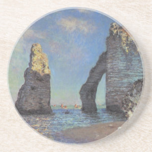 Claude Monet Cliffs at Etretat Impressionist Paint Coaster