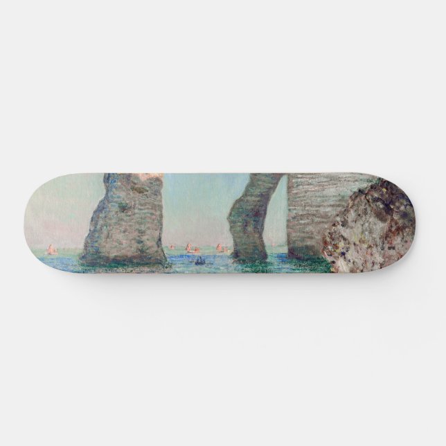 Claude Monet - Cliffs at Etretat Skateboard (Horz)