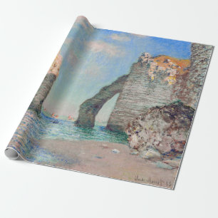 Claude Monet - Cliffs at Etretat Wrapping Paper