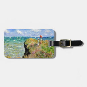 Claude Monet Clifftop Walk Luggage Tag