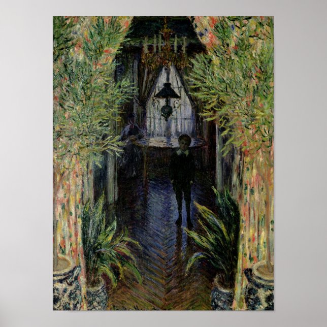 Claude Monet | Corner of a Flat at Argenteuil Poster (Front)