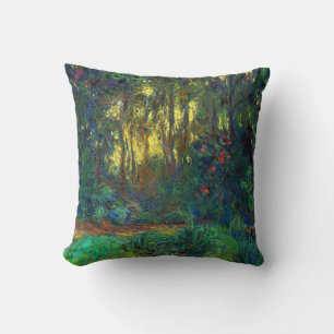 Claude Monet - Corner of a Pond with Waterlilies Cushion