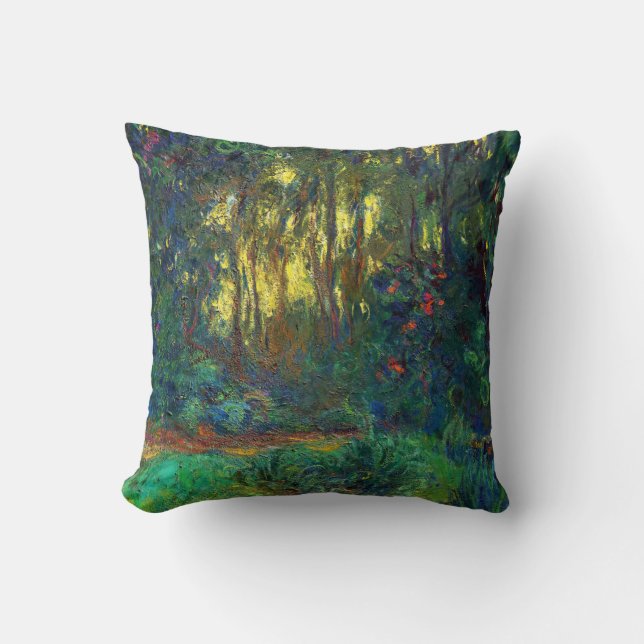 Claude Monet - Corner of a Pond with Waterlilies Cushion (Front)
