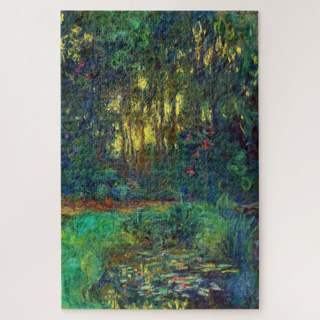Claude Monet - Corner of a Pond with Waterlilies Jigsaw Puzzle (Vertical)