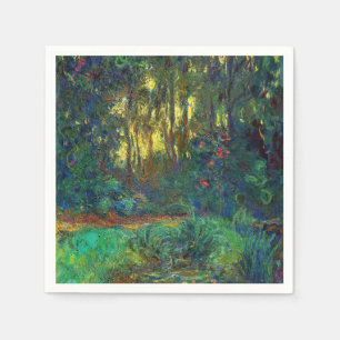 Claude Monet - Corner of a Pond with Waterlilies Napkin