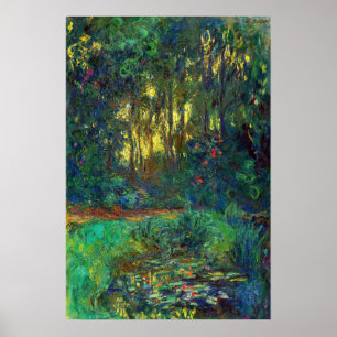 Claude Monet - Corner of a Pond with Waterlilies Poster