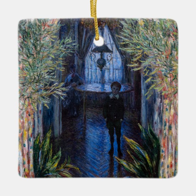 Claude Monet - Corner of the Apartment Ceramic Ornament (Front)