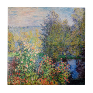 Claude Monet - Corner of the Garden at Montgeron Ceramic Tile