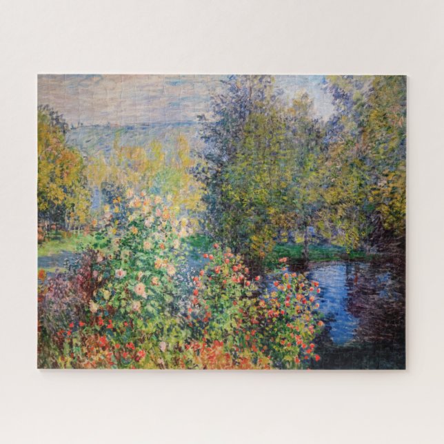 Claude Monet - Corner of the Garden at Montgeron Jigsaw Puzzle (Horizontal)