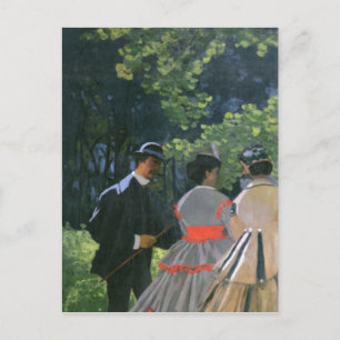 Claude Monet Dejeuner sur l'Herbe, Chailly Postcard