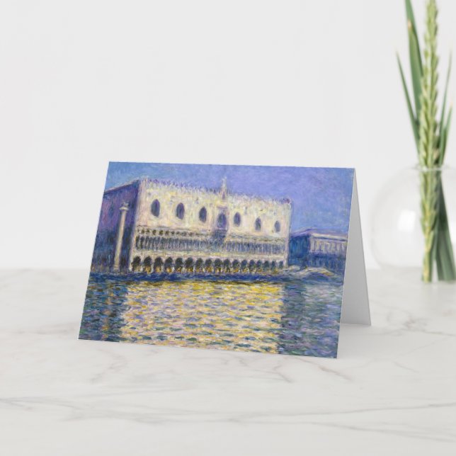 Claude Monet - Doges' Palace Card (Front)