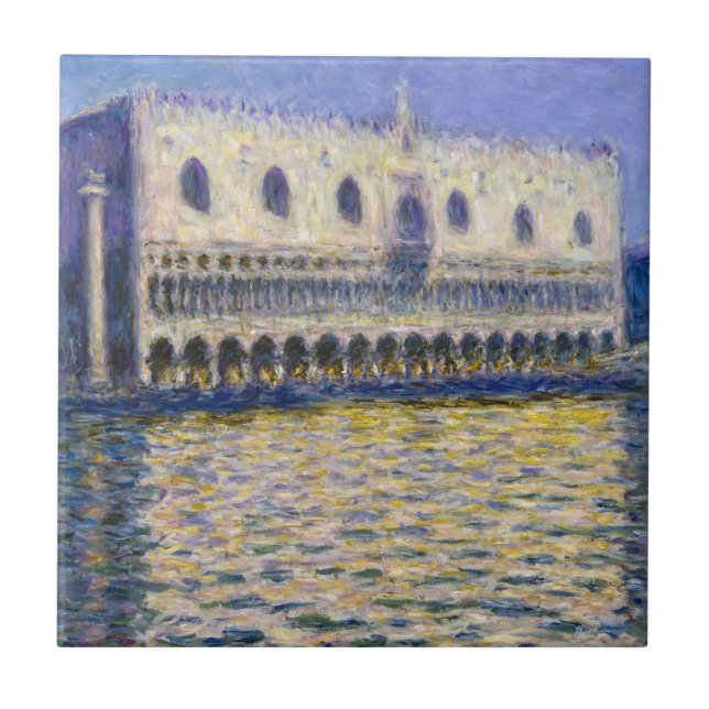 Claude Monet - Doges' Palace Ceramic Tile (Front)