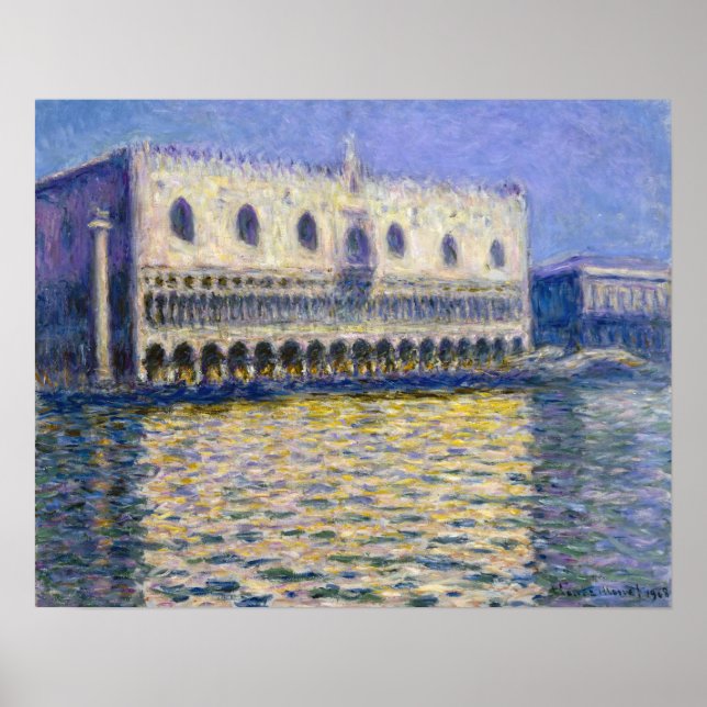 Claude Monet - Doges' Palace Poster (Front)