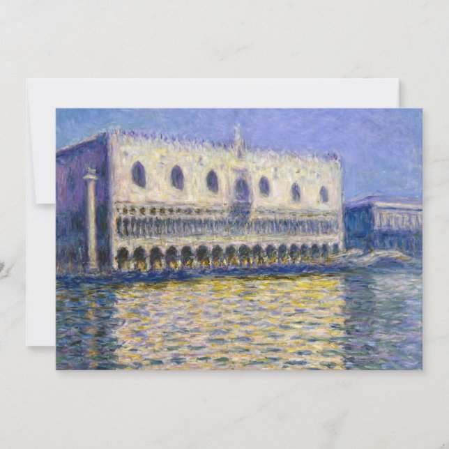 Claude Monet - Doges' Palace Thank You Card (Front)