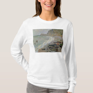 Claude Monet Etretat, beach and Porte d'Amont T-Shirt