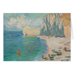 Claude Monet - Etretat - The Beach and the Falaise