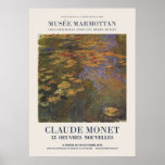 Claude Monet  Exhibition advertising an art exhibi Poster<br><div class="desc">Claude Monet  Exhibition poster advertising an art exhibition 35 Oeuvres Nouvelles 197 Anime Cartoon Comic Fiction Manga</div>