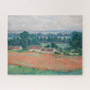 Claude Monet - Field of Poppies, Giverny Jigsaw Puzzle