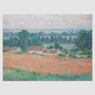 Claude Monet - Field of Poppies, Giverny Tissue Paper