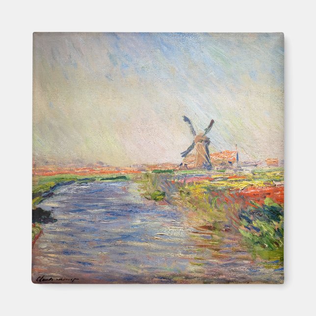 Claude Monet - Field of Tulips in Holland Magnet (Front)